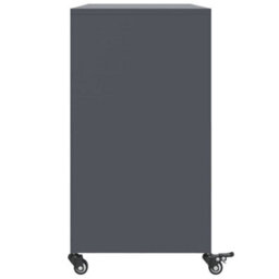 Berkfield Sideboard Anthracite 100.5X39X72 Cm Steel - thumbnail 7