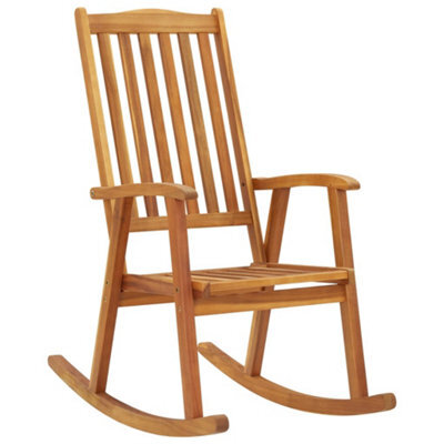 Berkfield Rocking Chair Solid Acacia Wood - image 1