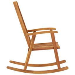 Berkfield Rocking Chair Solid Acacia Wood - thumbnail 3