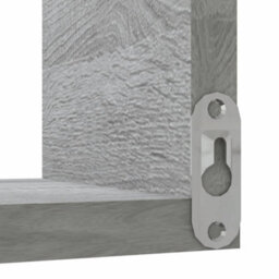 Vidaxl Wall Corner Shelves 2 Pcs Grey Sonoma 40X40X50 Cm Engineered Wood - thumbnail 6