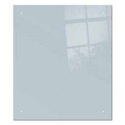 60 X 60Cm Costal Grey Glass Kitchen Splashback Splatter Screen Pre Drilled Holes Wall Hanging Fixings Included - thumbnail 2