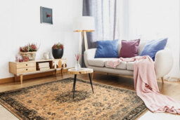 RugsX Wool Carpet Polonia Kordoba25 Rosette, Frame Sepia 300X400 Cm - thumbnail 1