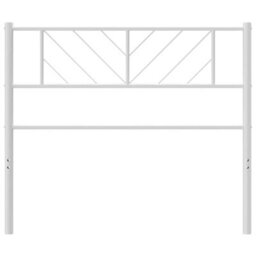 Berkfield Metal Headboard White 90 Cm - thumbnail 3