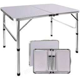 Garden Foldable Work Table Heavy Duty Folding Outdoor Catering Camping Trestle - thumbnail 1