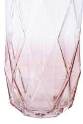 Orsina Brice Large Pink Glass Vase - thumbnail 5
