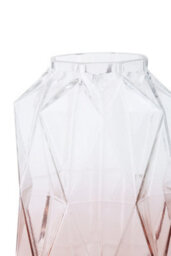 Orsina Brice Large Pink Glass Vase - thumbnail 4