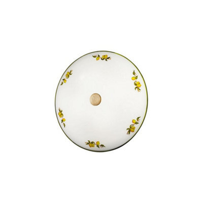 Luminosa Lighting Luminosa Nonna Cottage Style Glass Patterned Flush Ceiling Lamp Antique Brass, 2X E14 - image 1