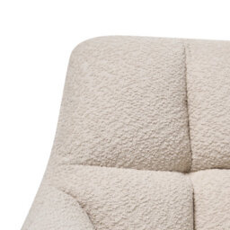 Beliani Desk Chair Palmdale Boucle Light Beige - thumbnail 7