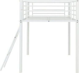 Seconique Kora Mid Sleeper Metal Bed Frame In White Finish Fits  3Ft Single Mattress - thumbnail 5