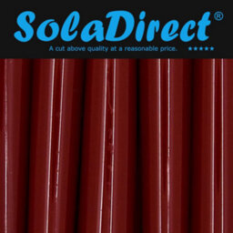 "SolaDirect Tapered Dinner Candles, Pack Of 10, Unscented, Long Burning Time, 24 Cm / 19.45"" (Burgundy, Varnished)" - thumbnail 2