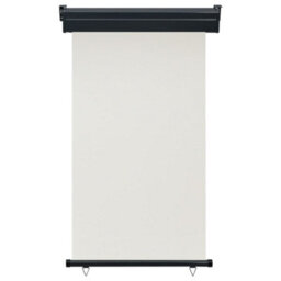 Berkfield Balcony Side Awning 100X250 Cm Cream - thumbnail 2