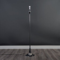 Valuelights Faulkner Modern Polished Chrome Spindle Design Floor Lamp Base - thumbnail 2