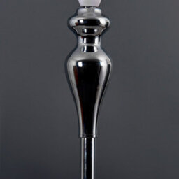 Valuelights Faulkner Modern Polished Chrome Spindle Design Floor Lamp Base - thumbnail 3
