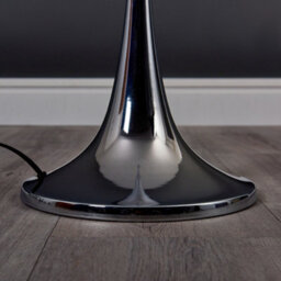 Valuelights Faulkner Modern Polished Chrome Spindle Design Floor Lamp Base - thumbnail 4