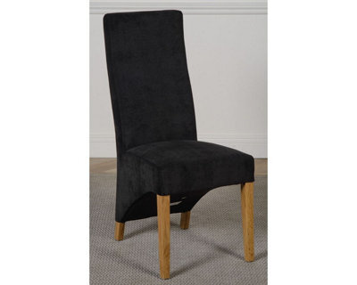 That's Furniture Lola Black Fabric Dining Chairs For Dining Room Or Kitchen - image 1
