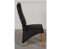 That's Furniture Lola Black Fabric Dining Chairs For Dining Room Or Kitchen - thumbnail 3