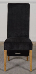 That's Furniture Lola Black Fabric Dining Chairs For Dining Room Or Kitchen - thumbnail 2