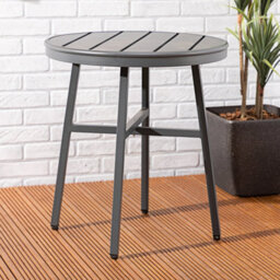 Alfresia Aluminium Garden Bistro Table And Chairs Set With Round Table - thumbnail 6