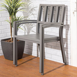 Alfresia Aluminium Garden Bistro Table And Chairs Set With Round Table - thumbnail 4