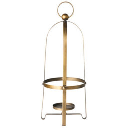 Beliani Candle Holder Marawi Metal 48 Cm Gold - thumbnail 4