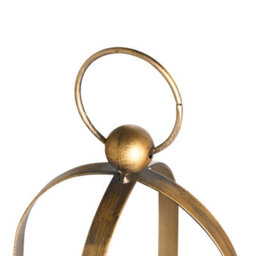 Beliani Candle Holder Marawi Metal 48 Cm Gold - thumbnail 6