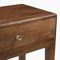 Furniturebox Uk Shasta Mango Wood Walnut Finish Console Table - thumbnail 6