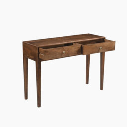 Furniturebox Uk Shasta Mango Wood Walnut Finish Console Table - thumbnail 4