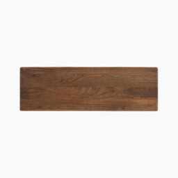 Furniturebox Uk Shasta Mango Wood Walnut Finish Console Table - thumbnail 8