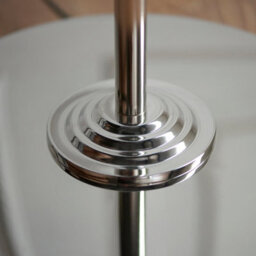 Loops Sophisticated 2 Pack Of 1500mm Tall Floor Lamps With Brushed Chrome And Natural Linen Shade - thumbnail 4