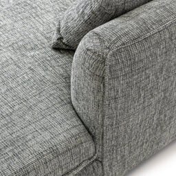 Abakus Direct Lucas Textured Stone Grey Left Facing Corner Sofa Modern Comfort & Stylish Design - thumbnail 8