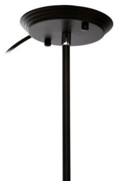 Orsina Black And Chrome 16 Arm Pendant Light, Modern Spherical Glass Ceiling Fixture, Head Design With White Shades - thumbnail 5
