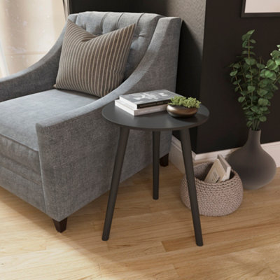 Lassic Vida Designs Round Side Table, Black - image 1
