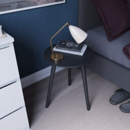Lassic Vida Designs Round Side Table, Black - thumbnail 6