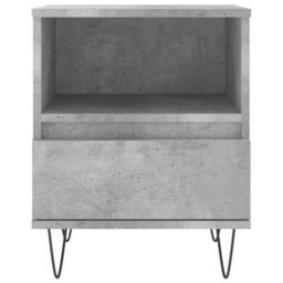 Berkfield Bedside Cabinets 2 Pcs Concrete Grey 40X35X50 Cm Engineered Wood - thumbnail 7