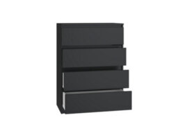 M4 Malwa Chest Of Drawers Black - thumbnail 1