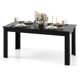Costway 160 X 80 Cm Large Dining Table 6-8 People Morden Kitchen Table - thumbnail 2