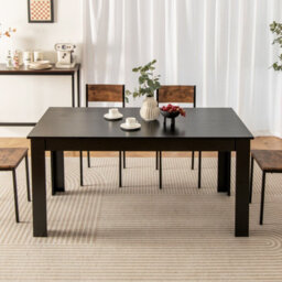Costway 160 X 80 Cm Large Dining Table 6-8 People Morden Kitchen Table - thumbnail 1