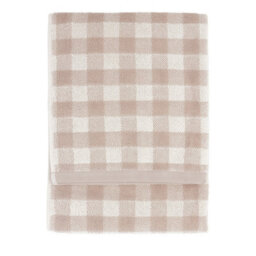 Yard Barton Gingham Check 100% Cotton Hand Towel, Natural, 50 X 100Cm - thumbnail 2