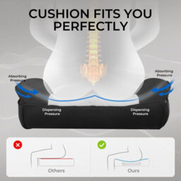 Gtplayer Gaming Chair, Executive Office Desk Chair With Footrest Ergonomic Heavy Duty Lumbar Support Computer Chairs, Black Grey - thumbnail 7