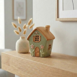 Garden Greatness Pastel Fairy House Tealight Holder - thumbnail 2