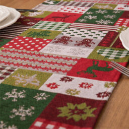 CLEFFNS Christmas Table Runner With Tassels For Holiday Decor 180Cm Long Xmas Farmhouse Decoration Dresser For Kitchen Dinning - thumbnail 6