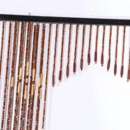 Wood Bead Door Hanging Curtain String Porch Curtain For Doorway Bedroom Screen - thumbnail 5