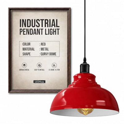Ledsone Pendant Light Fitting Industrial 95Cm Height - image 1