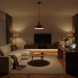Ledsone Pendant Light Fitting Industrial 95Cm Height - thumbnail 4