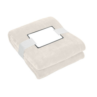 Midocean Logan Rpet Fleece Blanket Beige (One Size) - image 1