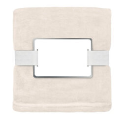 Midocean Logan Rpet Fleece Blanket Beige (One Size) - thumbnail 2