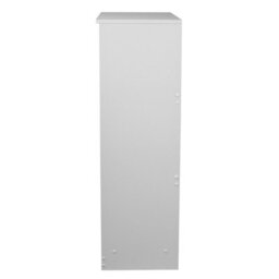 Urbn-Living Urbnliving Height 108.5Cm 5 Drawer Skagen Wooden Bedroom Chest Cabinet Colour White Carcass And White Drawers No Handle Storage - thumbnail 5