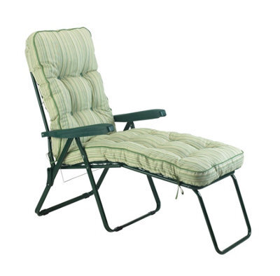 Glendale Garden & Leisure Glendale Deluxe Cotswold Stripe Lounger