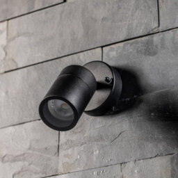 CGC Lighting Cgc Leon Black Stainless Steel Adjustable Outdoor Wall Spotlight - thumbnail 2
