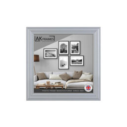 "AK Frames 4X4"" Classic Silver Modern Picture Frame - Poster Frame For Photos, Prints And Wall Art - Elegant Home Decor" - thumbnail 1